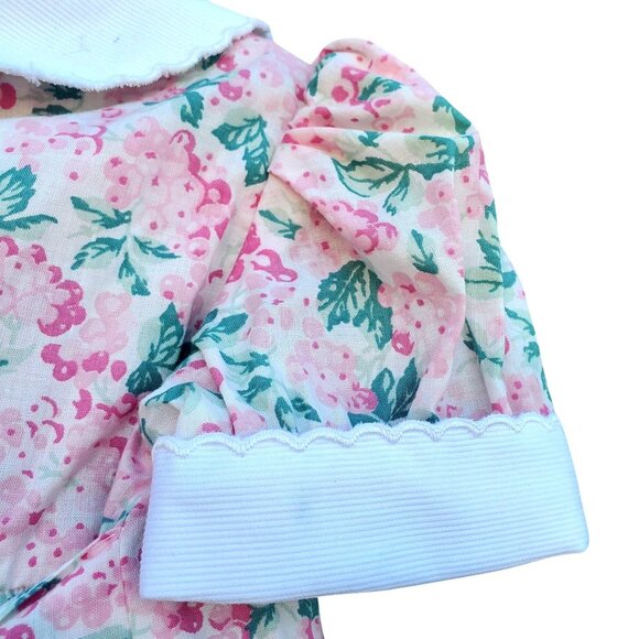 Vintage 80s Laura Ashley Baby Dress Smocked Pink with Pants NWOT 12 to 18 Mo - Picture 9 of 10